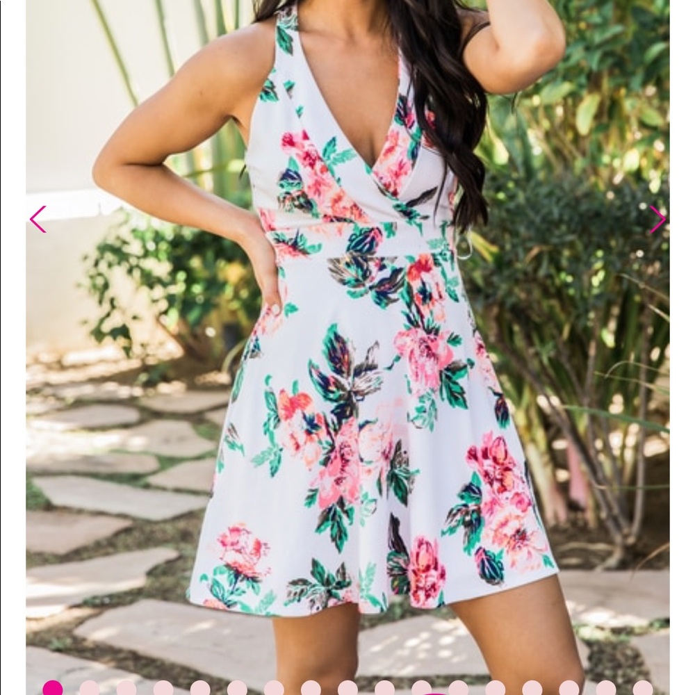 Floral dress- worn once